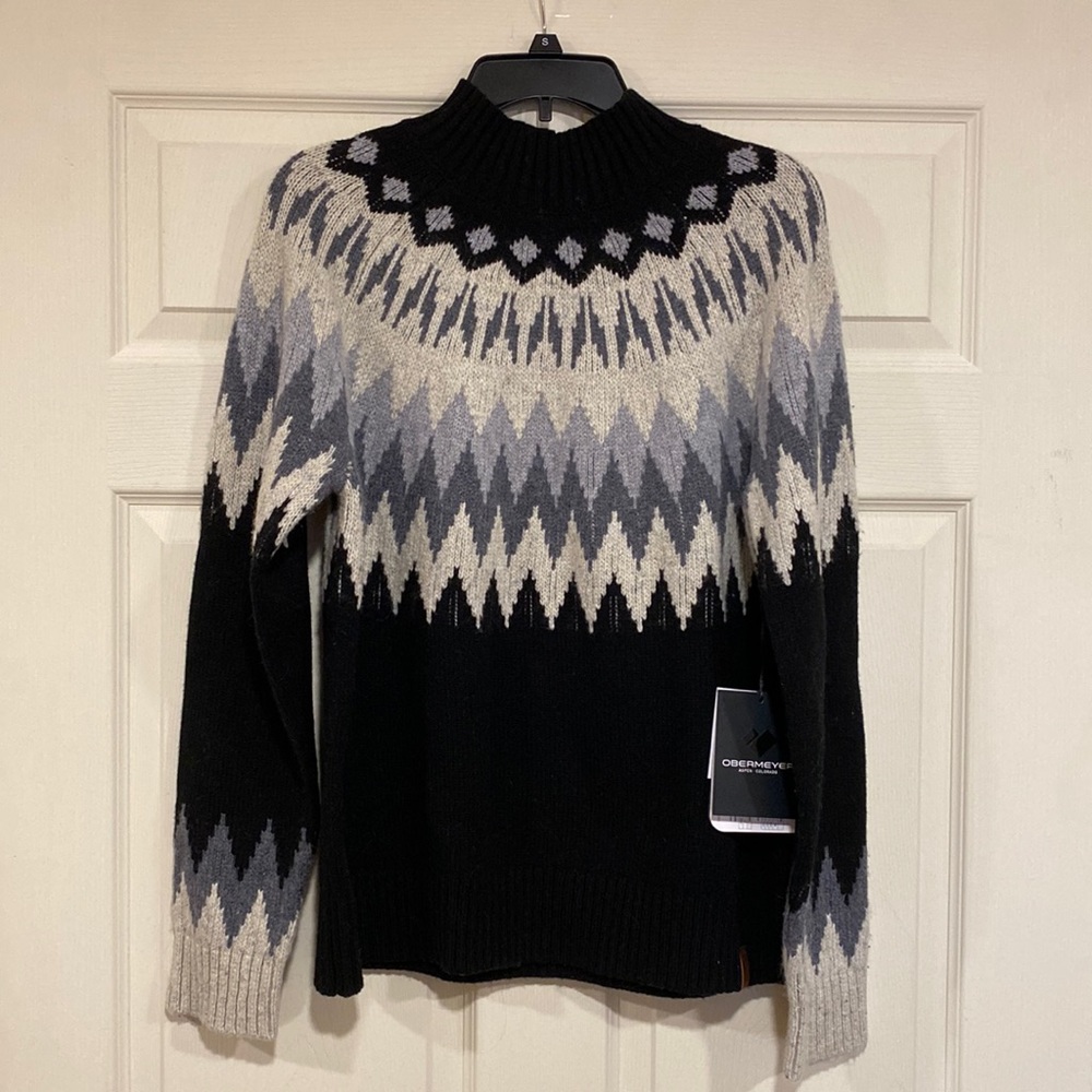Obermeyer ivy mock neck sweater